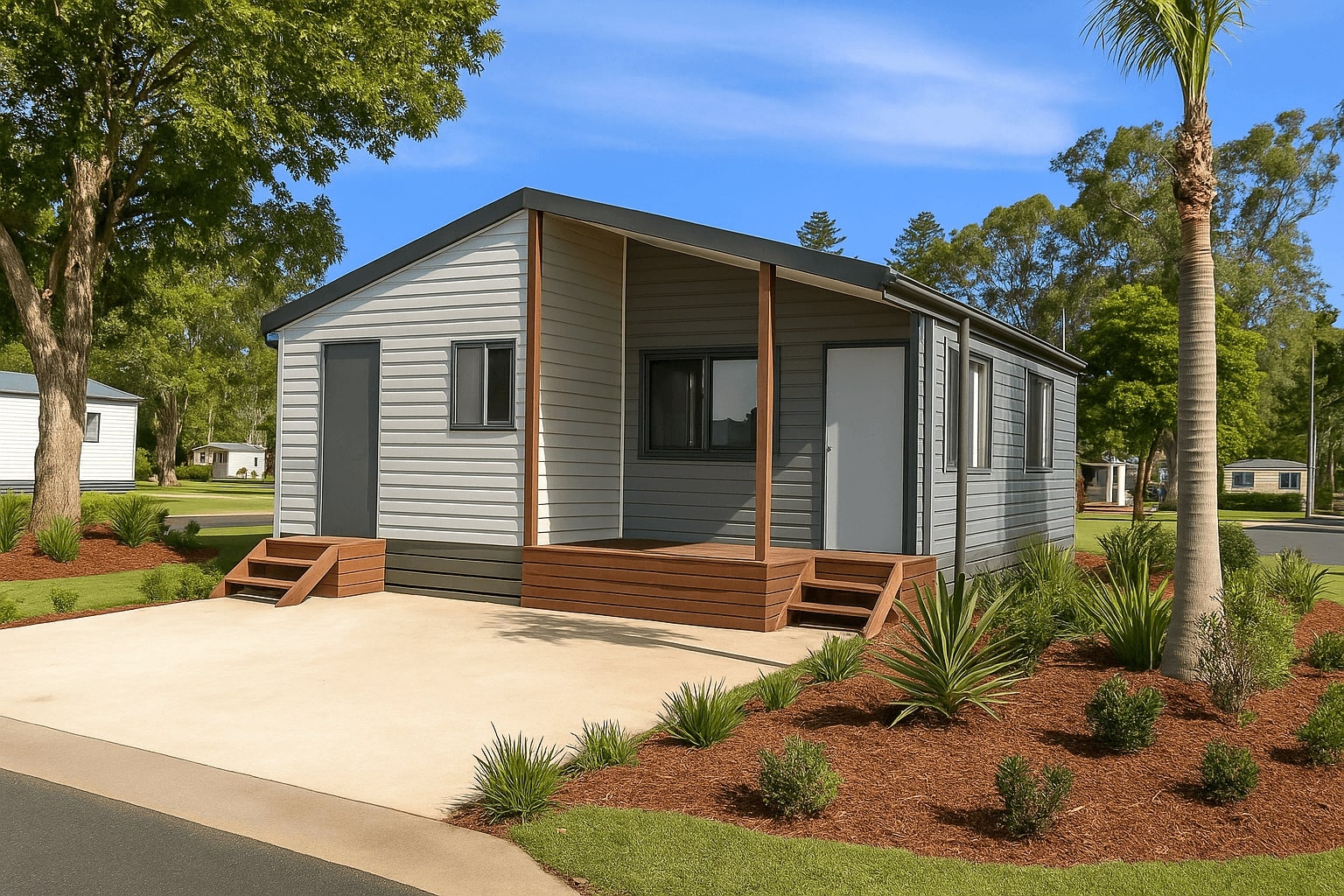 What is included in a new home at Oakdale Residential Village.